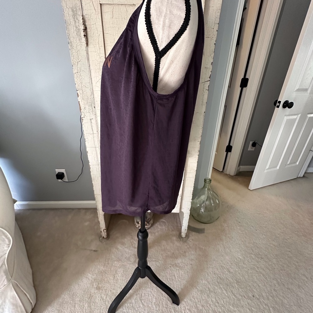 Peloton Purple Racerback Top - Picture 3 of 5
